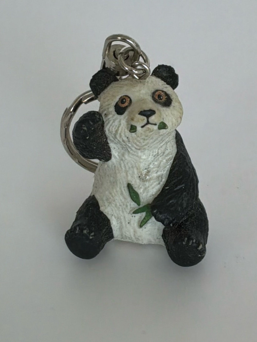 Panda Keychain Pet Accessory in Black and White